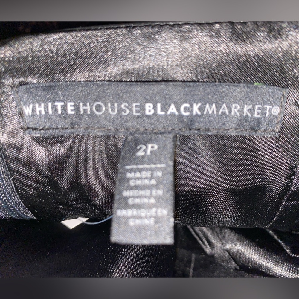White House Black Market Fit & Flare Jacquard Floral Dress 2P NWT - Picture 6 of 16